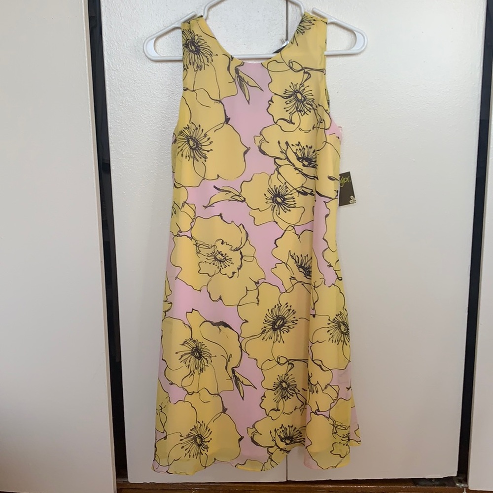 Taylor Pink & Yellow Floral Sundress